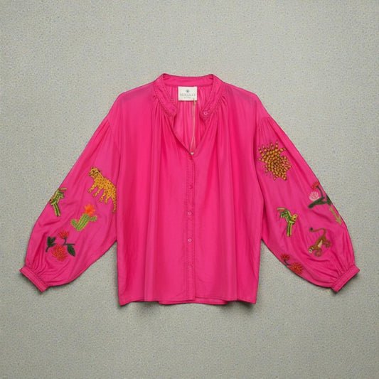Jungle Fushia Shirt