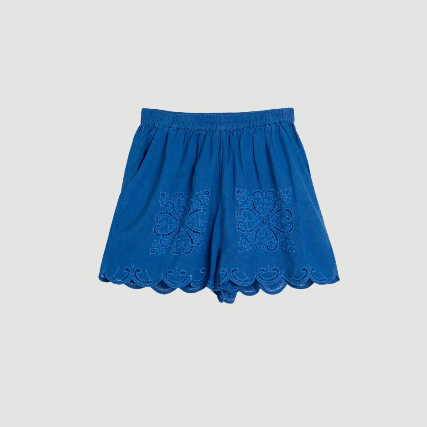 Floral Shorts Blue