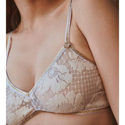 Georgia Bra Cream Lace