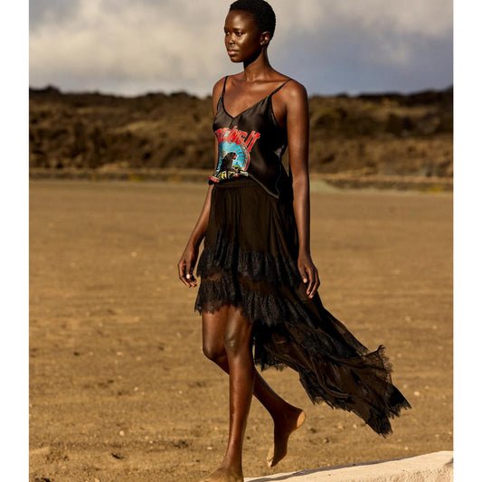 Dana Skirt Charcoal