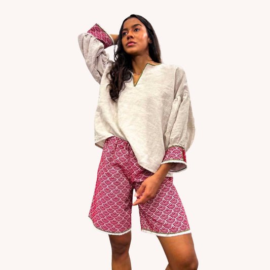 Jaquard Bermudas