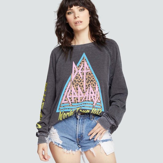 Def Leppard Sweatshirt Leopard