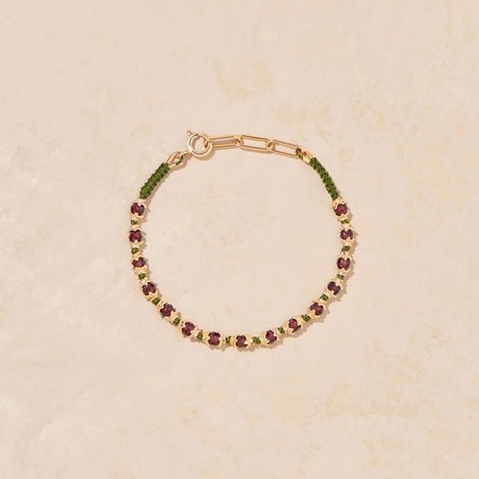 Kamilah Bracelet Garnets