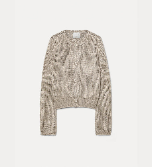 Cashmere Blend Cardigan Grey 15152