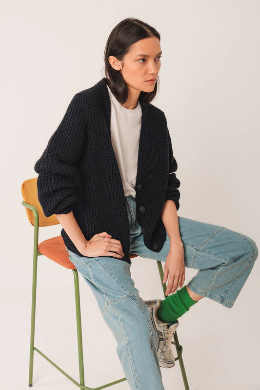 Navy Cardigan